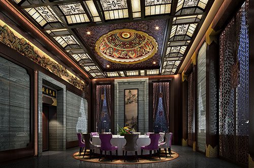 莱山低调奢华的新中式酒店设计效果图